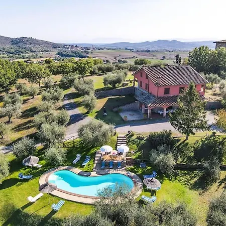 Villa By Casamerina, Large With Pool, Garden Near Trasimeno *